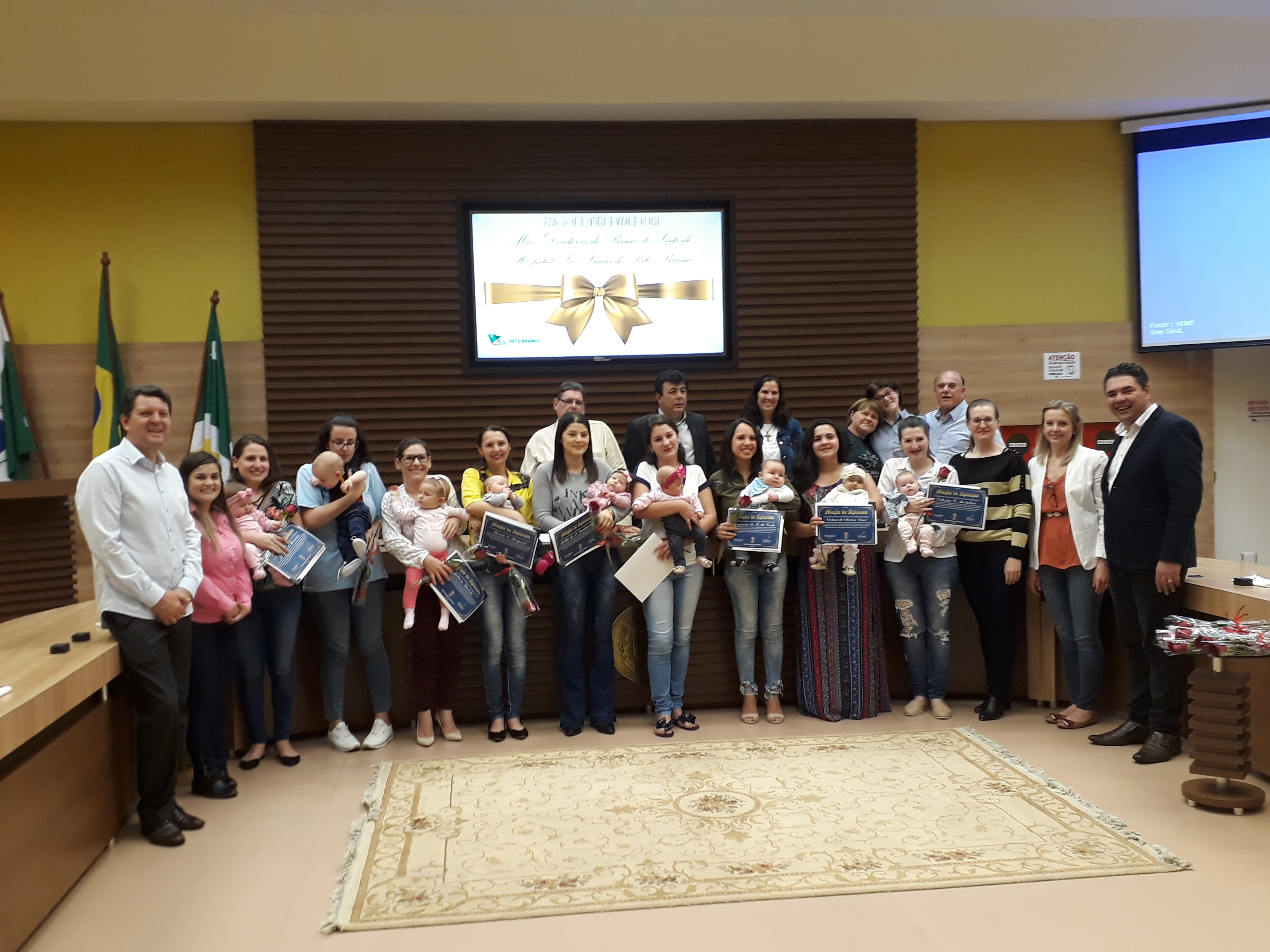 Câmara faz homenagem às mães doadoras de leite materno