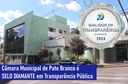 Câmara Municipal de Pato Branco conquista Selo Diamante em transparência pública